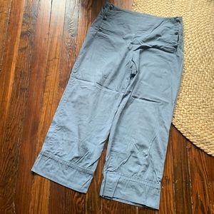 Vintage Anthropologie Sitwell Asian Inspired Cropped Pants Cotton 8 HARD TO FIND